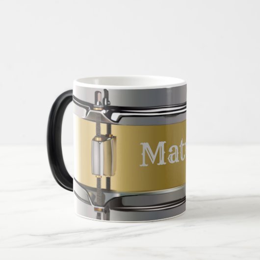 Magique Mug Morphé de tambour personnalisé (Devant gauche)