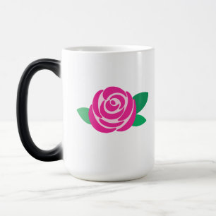 Magique Mug Motif rose