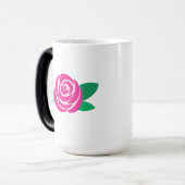 Magique Mug Motif rose (Devant gauche)