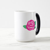 Magique Mug Motif rose (Devant droit)