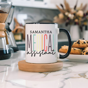 Magique Mug Personnalisé d'Assistant Médical avec Nom