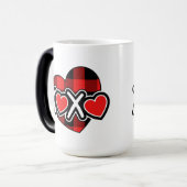 Magique Mug xoxo de la Saint-Valentin (Devant gauche)