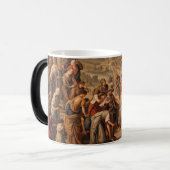 Magique Murale de style médiéval Mug (Devant gauche)