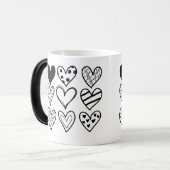 Magique Neuf Coeurs Aimer Valentines Jour Mug (Devant gauche)