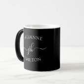 Magique Nom personnalisé Mug monogrammé (Devant gauche)