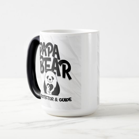 Magique Papa Bear Mug – Protector & Guide Panda Design (Devant gauche)