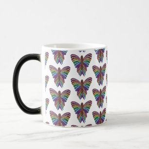 Magique Papillon Arc-en-ciel (motif) - Mug Morphing