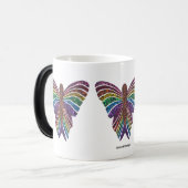 Magique Papillon arc-en-ciel - Mug de morphing (11oz) (Devant gauche)