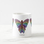 Magique Papillon arc-en-ciel - Mug de morphing (11oz) (Centre)