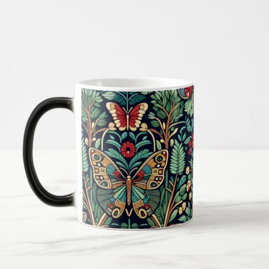 Magique Papillon et Mug à fleurs (Gauche)