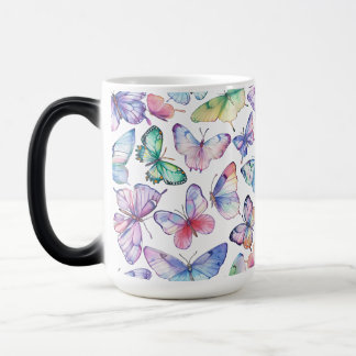 Magique Papillons Magie Couleur Changement de Mug