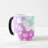 Magique Pastel coeur café & thé mug (Devant gauche)