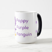 Magique Peppy Purple Penguin mug (Devant droit)