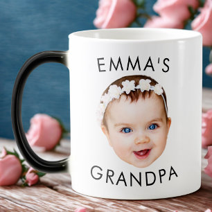 Magique Photo personnalisée Face Mug Maman Grand-mère Gran