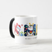 Magique Pingouins de fête Mug de Noël (Devant gauche)