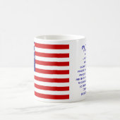 Magique Préambule de la Constitution Drapeau Mug (Centre)