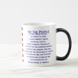 Magique Préambule de la Constitution Drapeau Mug