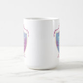 Magique Priez Dieu Design Bleu Morph Mug (Centre)