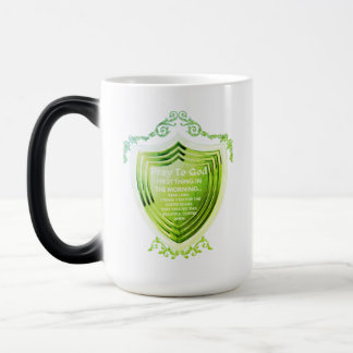 Magique Priez Dieu Gold Design Morph Mug