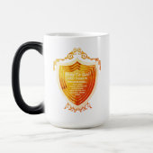 Magique Priez Dieu Gold Design Morph Mug (Gauche)