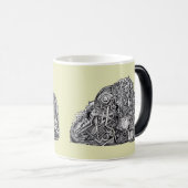 Magique Psycho Warrior morphing mug (Devant droit)
