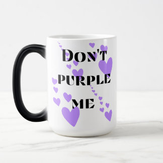 Magique Purple Heart love mug