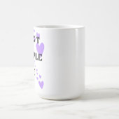 Magique Purple Heart love mug (Centre)