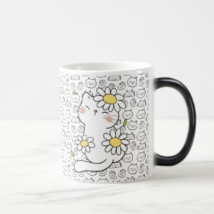 Magique Purrfect Sip : Mug de chat Brown pour Amoureux de
