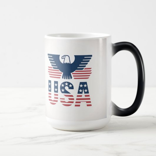 Magique Red White Blue Morphing USA Mug (Droite)