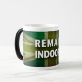 Magique Rester à l'intérieur Morpher Mug (Devant gauche)