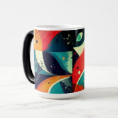 Magique Résumé graphique Morpher Mug (Devant gauche)
