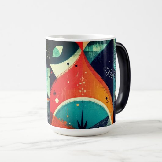 Magique Résumé graphique Morpher Mug (Devant droit)