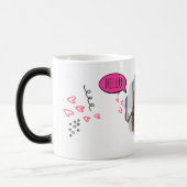 Magique Romantic Couple Photo Mug (Gauche)