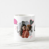 Magique Romantic Couple Photo Mug (Centre)