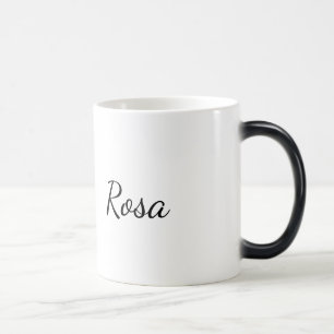 Magique Rosa : Mug Élégant à Ligne Unique