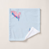 Magique rose violet mythique Cheval Unicorne Impri (Gant de toilette)