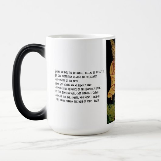 Magique Saint Michael Blessing Mug (Gauche)