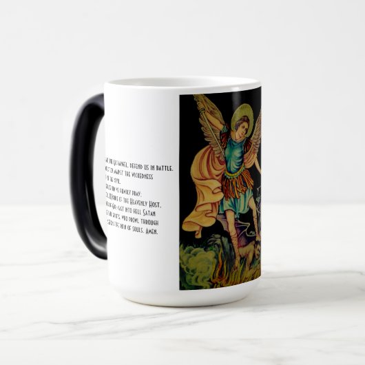 Magique Saint Michael Blessing Mug (Devant gauche)
