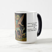 Magique Saint Michael Blessing Mug (Devant droit)