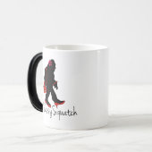 Magique Sassy Squatch, Bigfoot Sasquatch Morphing Mug (Devant gauche)