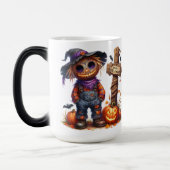 Magique Scarecrow Éffrayant Halloween Mug (Gauche)