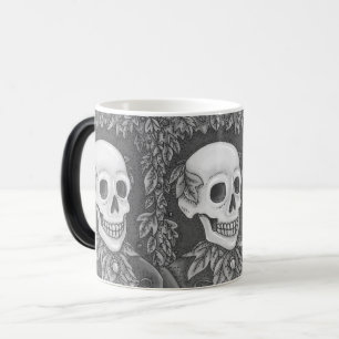MAGIQUE SKELETON AUTOMNE GENTLEMAN, HALLOWEEN MORPHING MUG