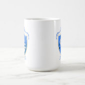 Magique SkyBlue Café avec Dieu Design Morph Mug (Centre)