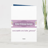 Magique Sober de Noël Princesse & Carte Arbre (Dos)