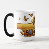 Magique Sunflower and Butterfly Mug Wrap (Gauche)