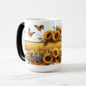 Magique Sunflower and Butterfly Mug Wrap (Devant gauche)