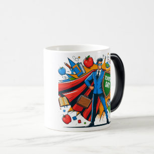 Magique Superpower Teacher Mug Fun Teacher's Day Cadeau Id