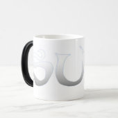 Magique Surf fondu blanc morphing mug (Devant gauche)