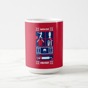 Magique Tester en anglais le latte de cricket de la Mug