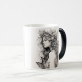 Magique Tête de pot de café - Café amusant café Combo Mug (Devant droit)